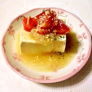 手作りイタリアンドレシングの豆腐サラダ
